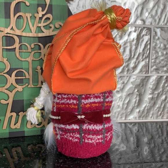 Holiday Fuzzy Sock Braided Gnome - Picture 5 of 11